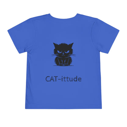 CAT-itude Toddler Unisex Short Sleeve Crewneck Tee