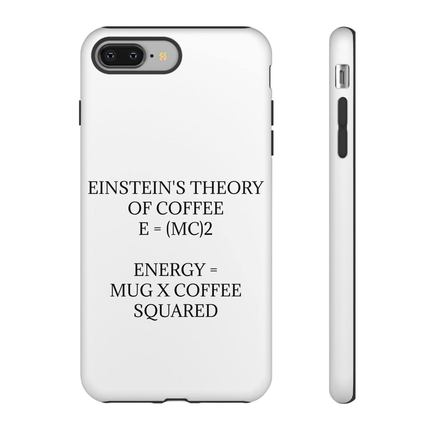 Einstein's Theory Of Coffee iPhone Case