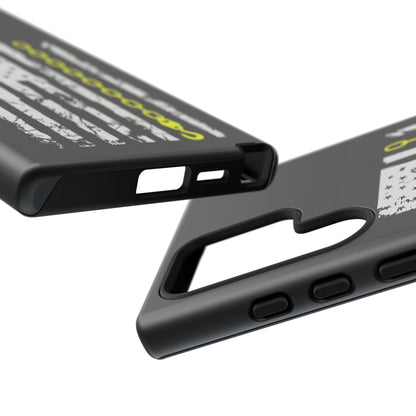 Thin Yellow Line Samsung Case