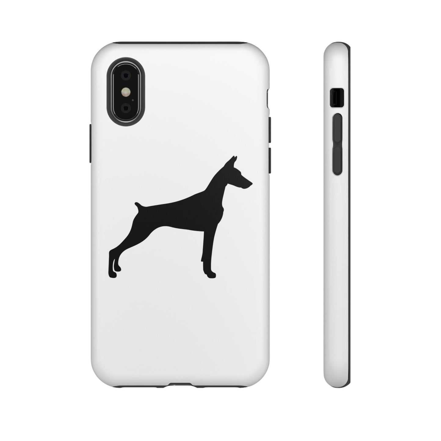 Doberman Silhouette iPhone Case