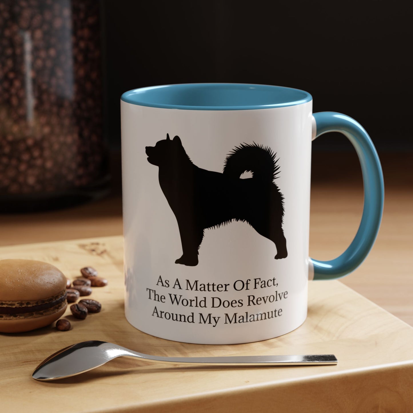 Matter Of Fact Malamute 2-Tone Coffee Mug