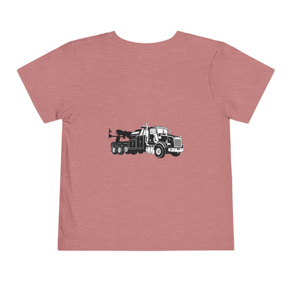 Heavy Tow Truck Toddler Unisex Short Sleeve Crewneck Tee