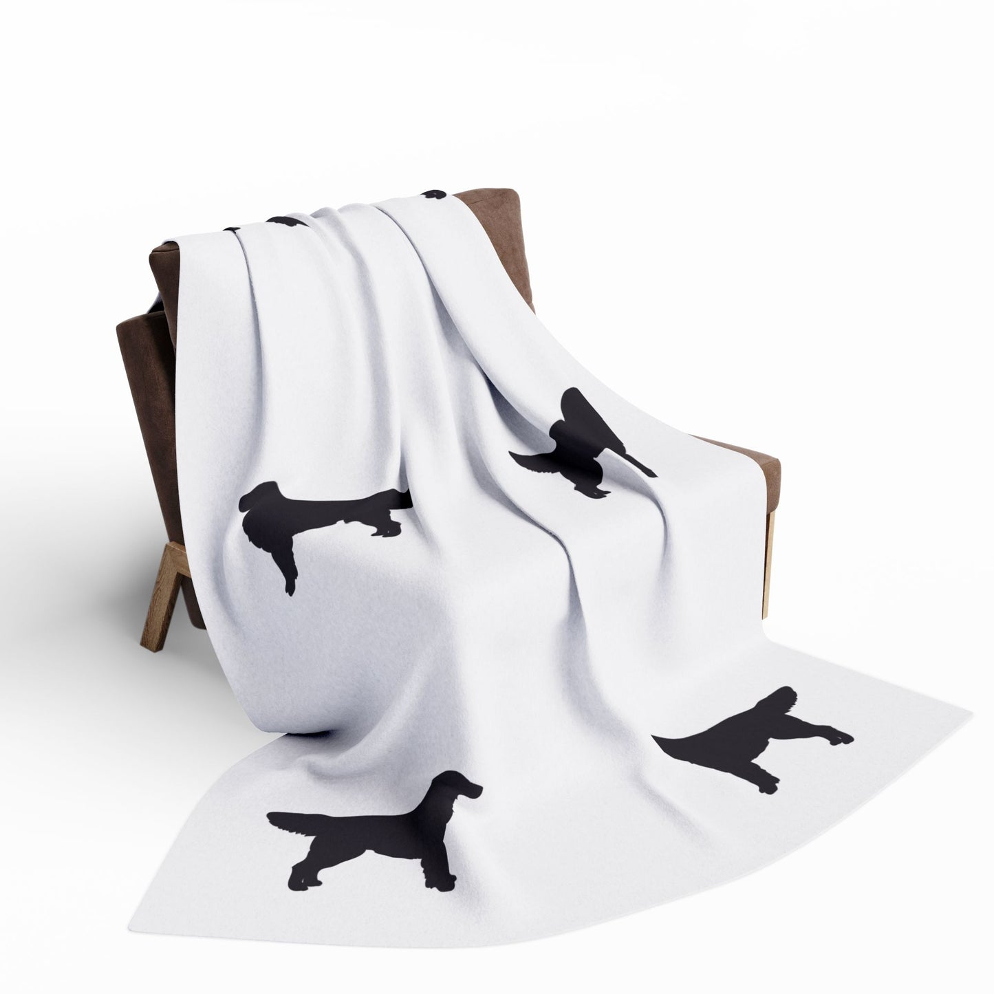 Golden Silhouette Arctic Fleece Blanket