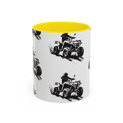 Slingin' Mud Quad 2-Tone Coffee Mug