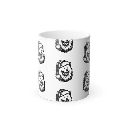 Santa Paws Samoyed Color Changing Mug