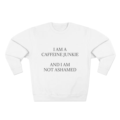 Caffeine Junkie Unisex Crewneck Sweatshirt
