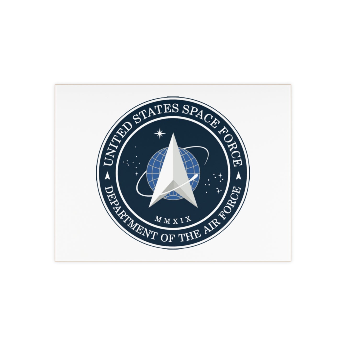 US Space Force Ceramic Photo Tile