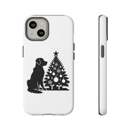 Golden Christmas Tree iPhone Case