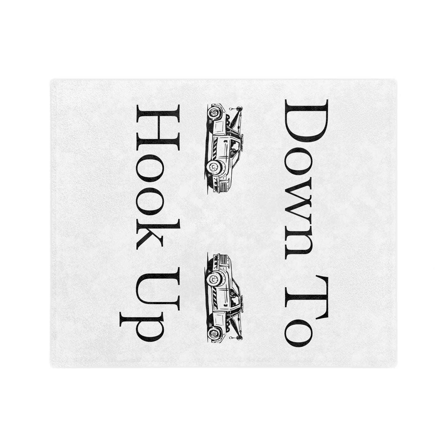 Down To Hook Up Velveteen Microfiber Blanket