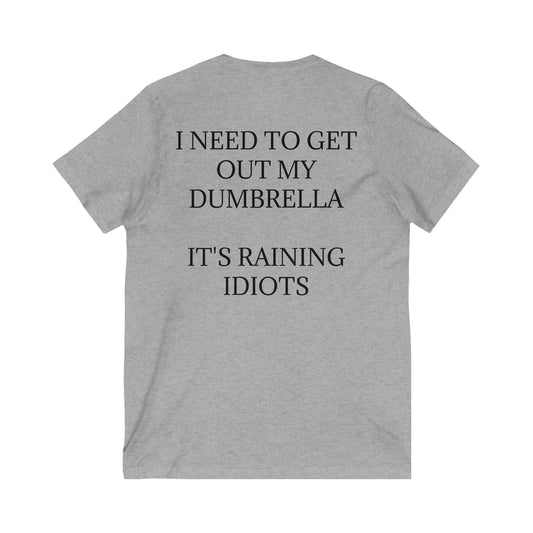Dumbrella Unisex Short Sleeve V-Neck Tee