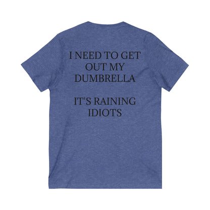 Dumbrella Unisex Short Sleeve V-Neck Tee