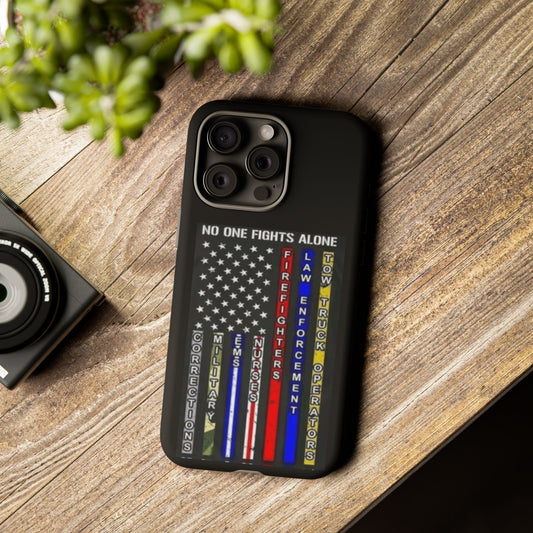 No One Fights Alone iPhone Case