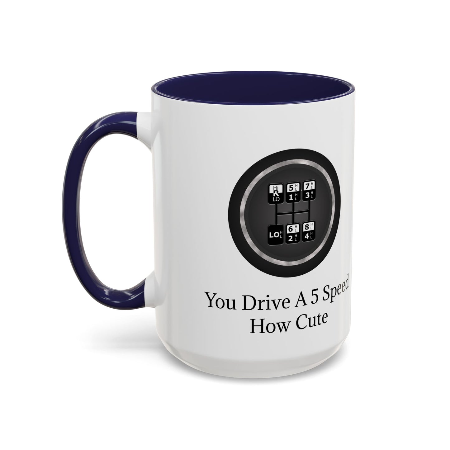 5 Speed How Cute 2-Tone Coffee Mug