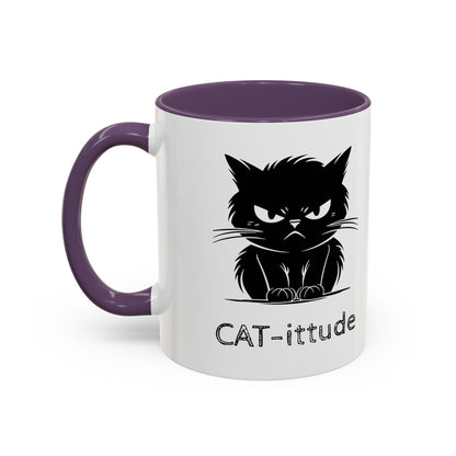 CAT-ittude 2-Tone Coffee Mug