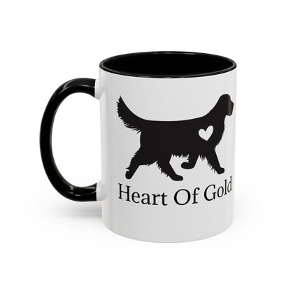 Heart Of Gold 2-Tone Coffee Mug