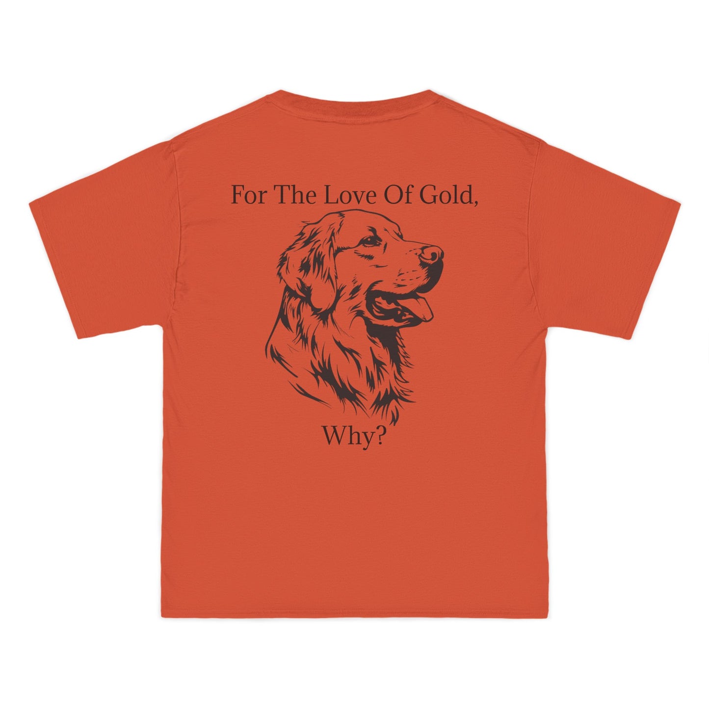 For The Love Of Gold Men's Short-Sleeve Crewneck Tee