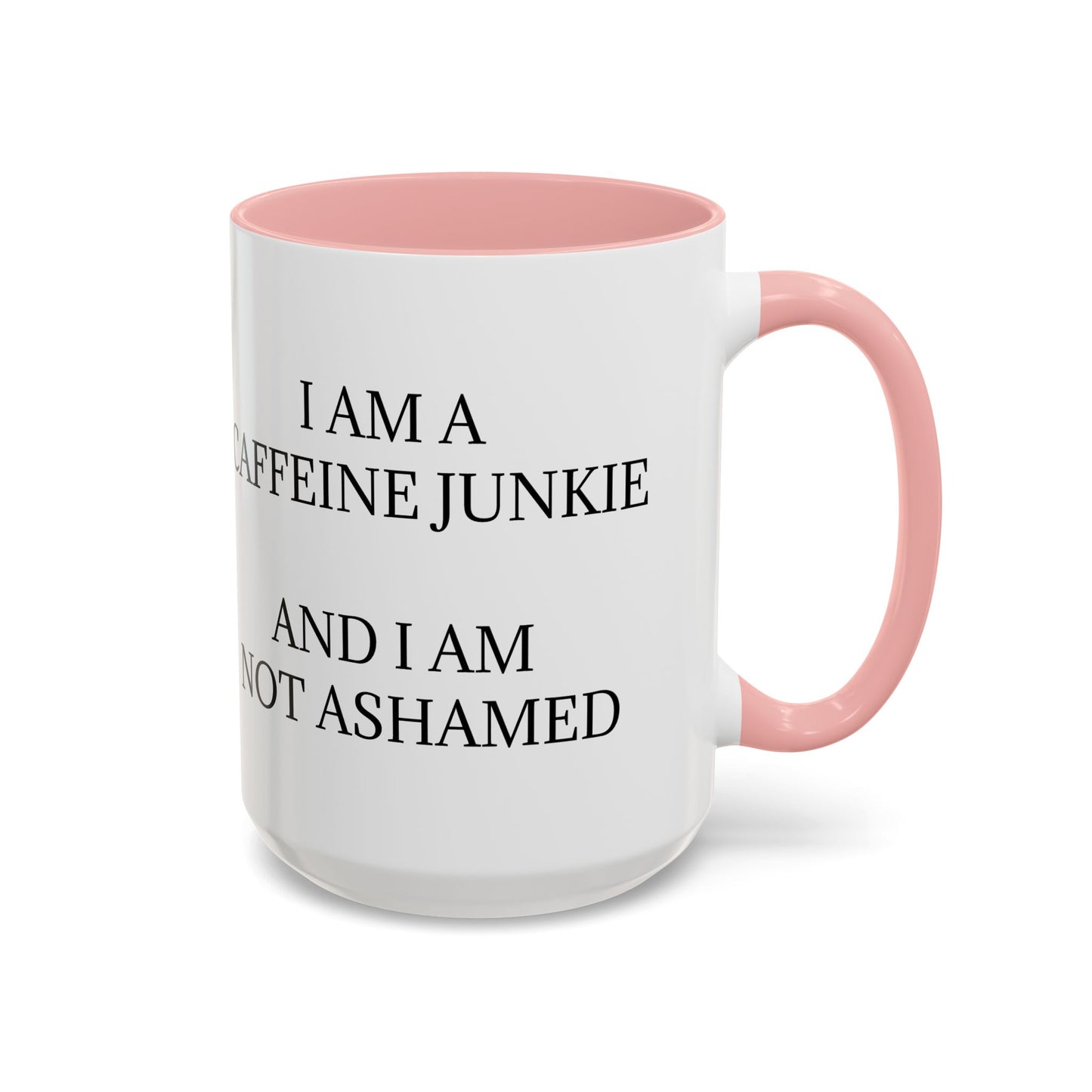 Caffeine Junkie 2-Tone Coffee Mug