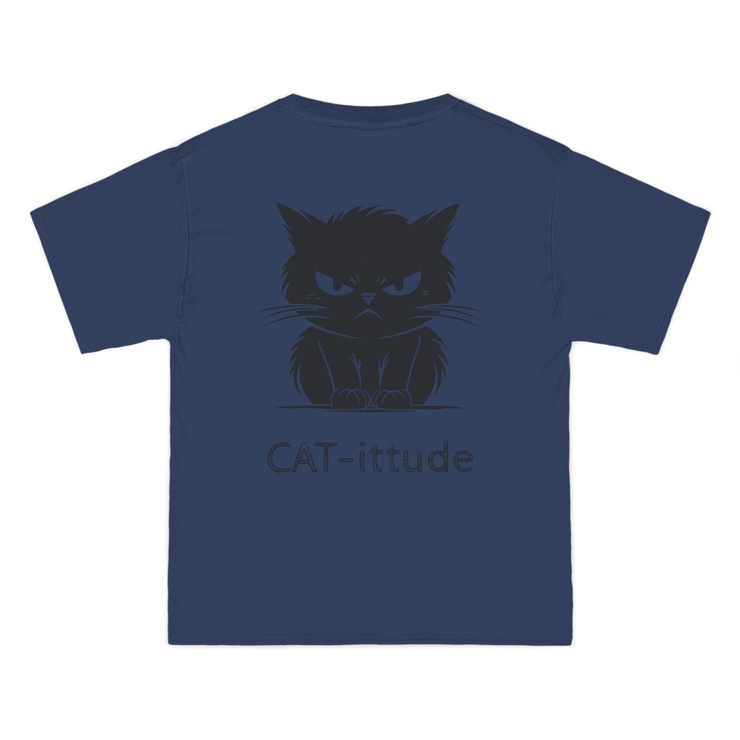 Cat-ittude Men's Short-Sleeve Crewneck Tee