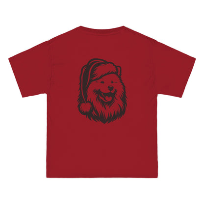 Santa Paws Samoyed Men's Short-Sleeve Crewneck Tee