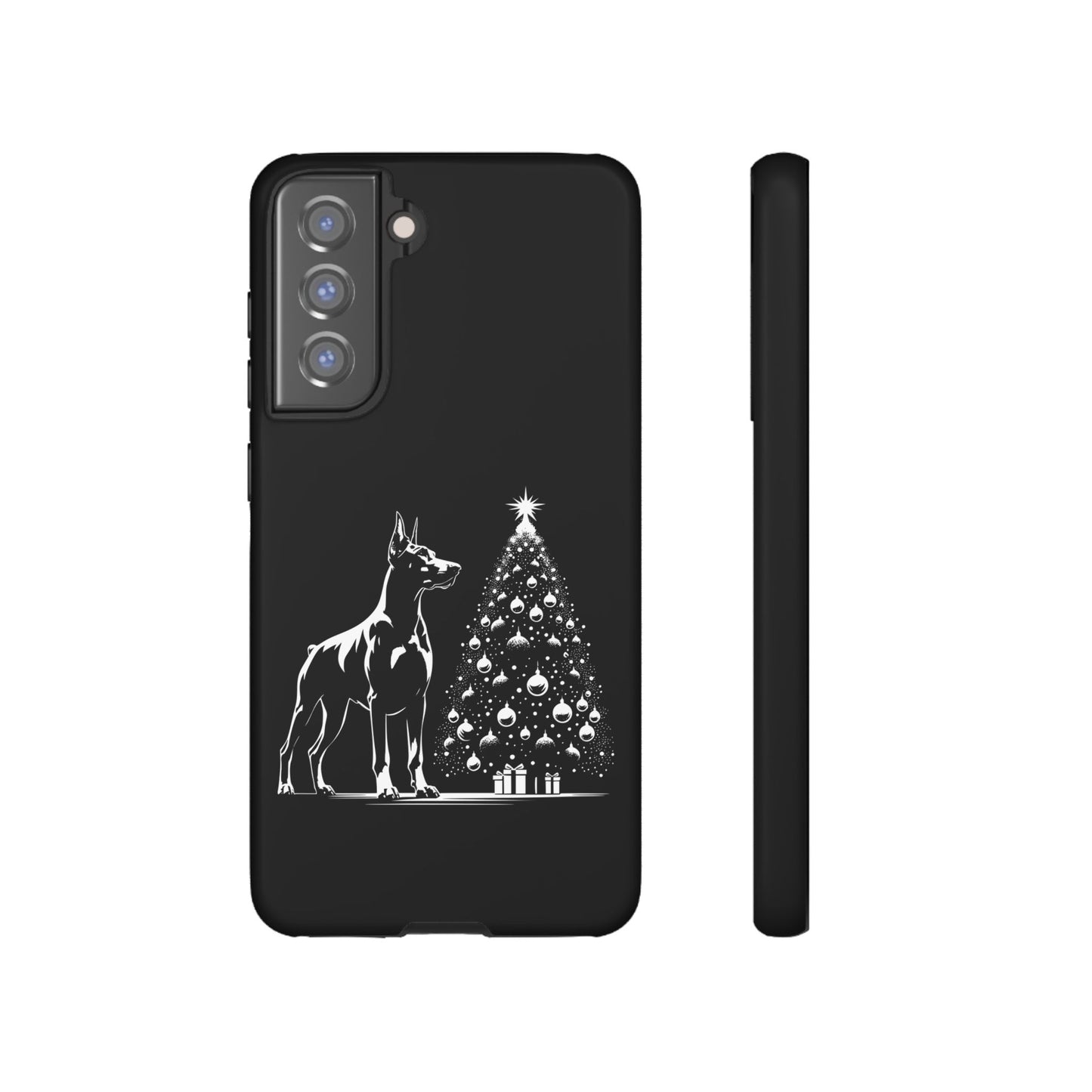 Doberman Christmas Tree Samsung Case