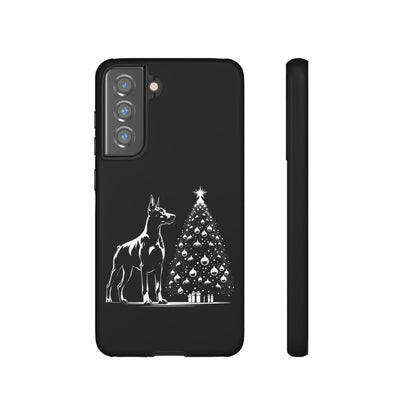 Doberman Christmas Tree Samsung Case