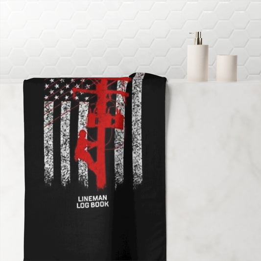 Lineman Mink-Cotton  Beach Towel