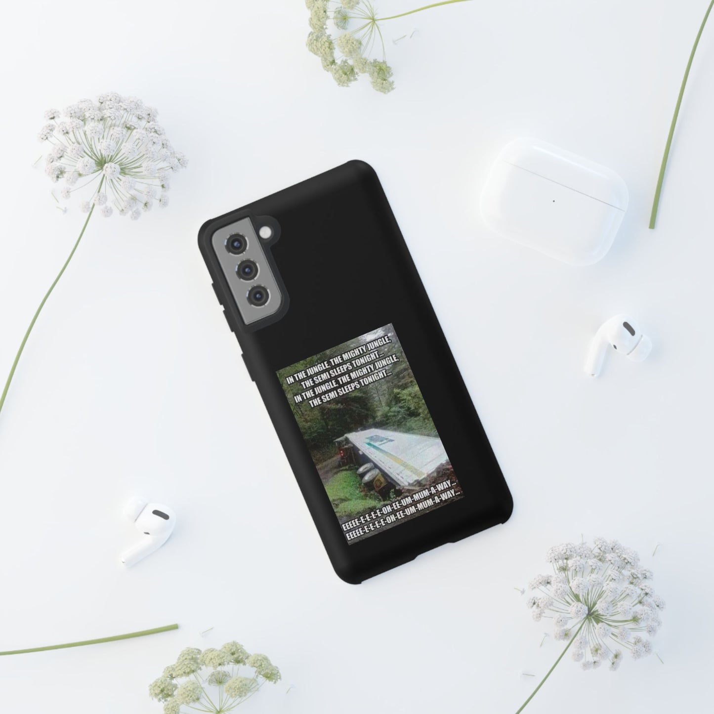 Semi Sleeps Samsung Case