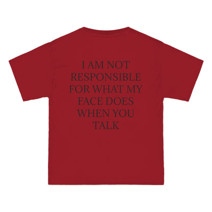 When You Talk Men's Short-Sleeve Crewneck Tee