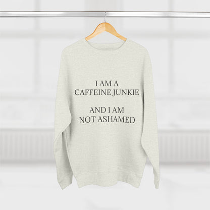 Caffeine Junkie Unisex Crewneck Sweatshirt