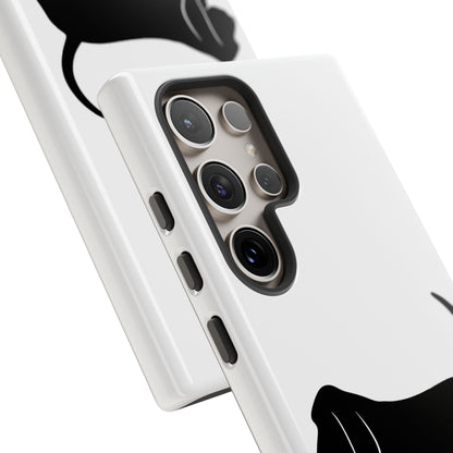 Basset Hound Silhouette Samsung Case