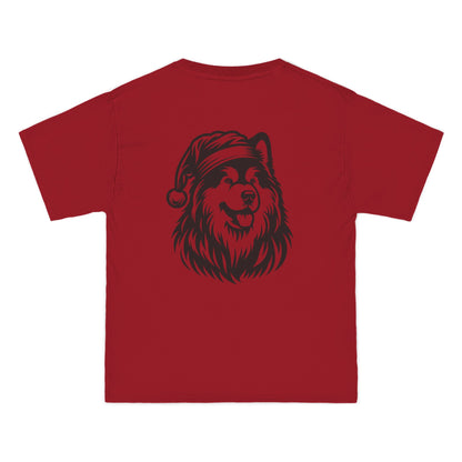 Santa Paws Malamute Men's Short-Sleeve Crewneck Tee