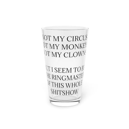 Ringmaster Drinking Glass