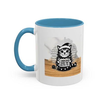 Naughty Cat 2-Tone Coffee Mug