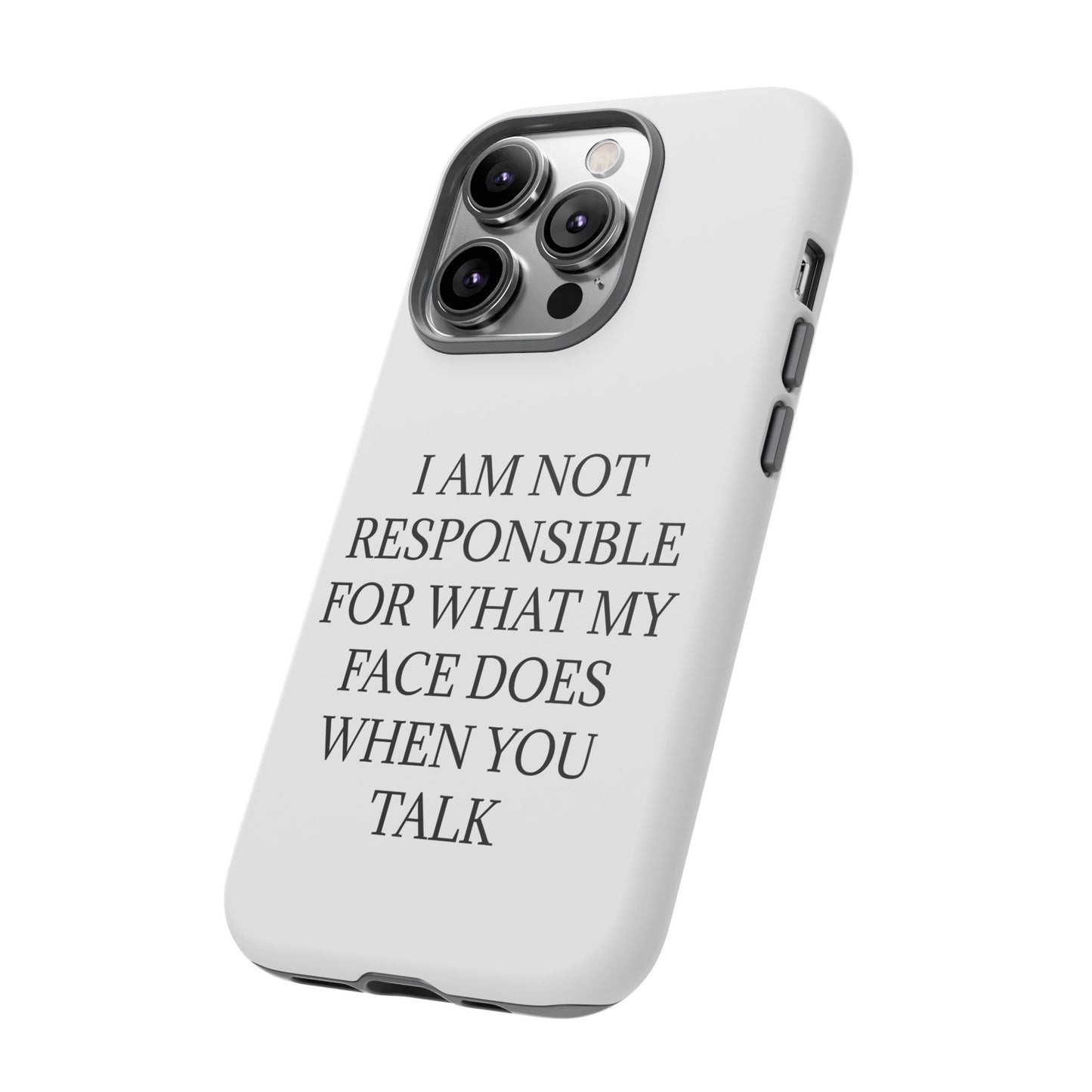When You Talk iPhone Case