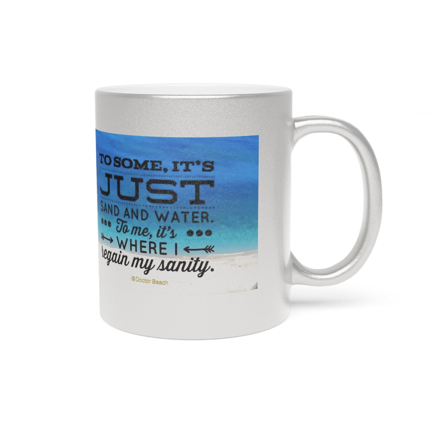 Dr. Beach Metallic Coffee Mug