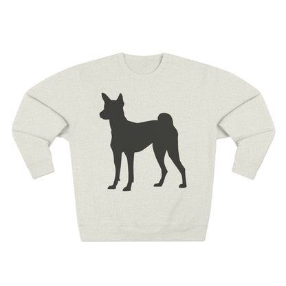 Basenji Silhouette Unisex Crewneck Sweatshirt