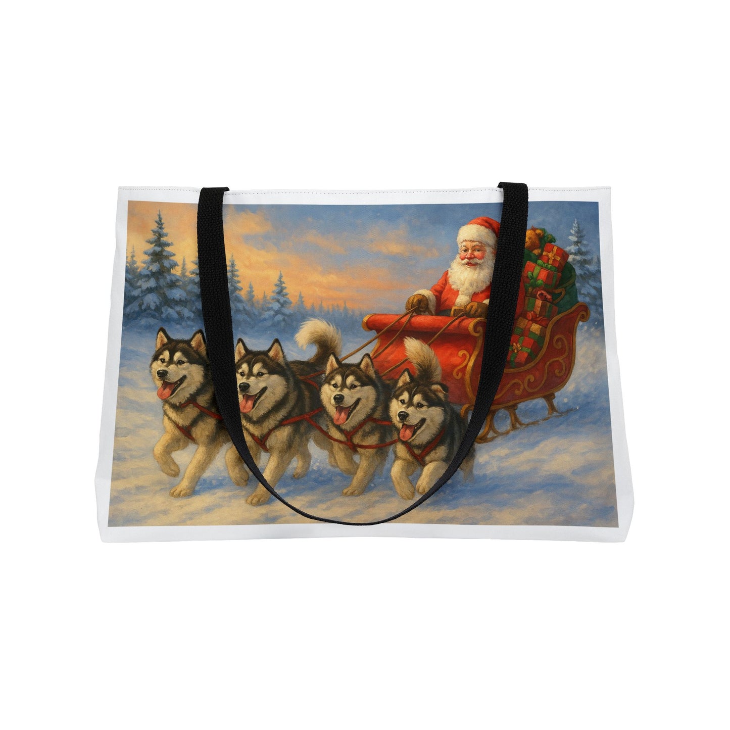 Dashing Through The Snow Weekender Tote Bag
