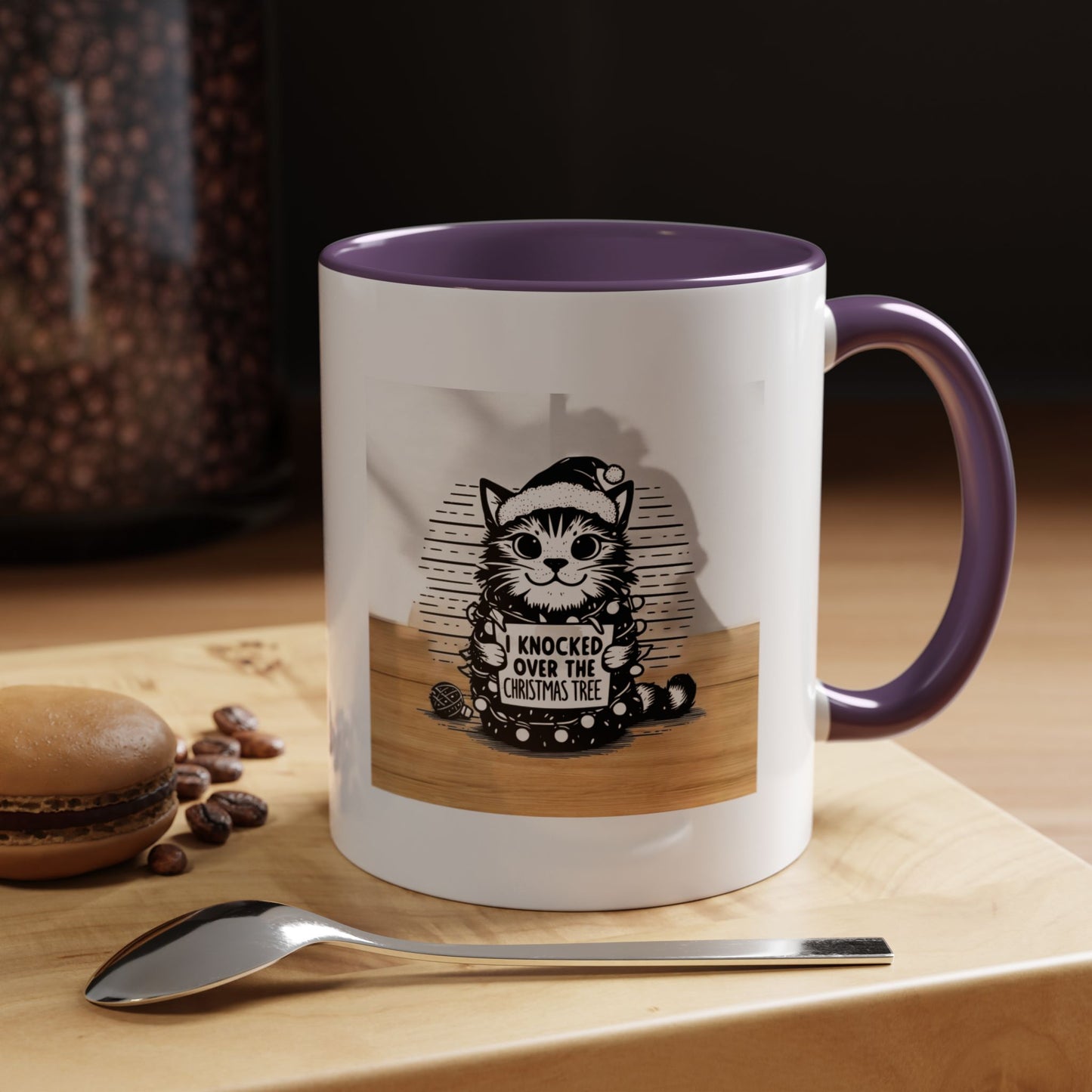 Naughty Cat 2-Tone Coffee Mug