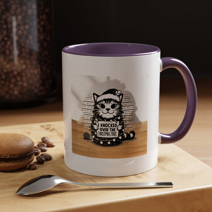 Naughty Cat 2-Tone Coffee Mug
