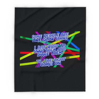 Glow Sticks Arctic Fleece Blanket
