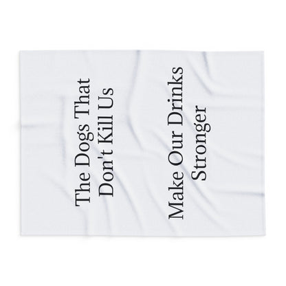 Drinks Stronger Arctic Fleece Blanket