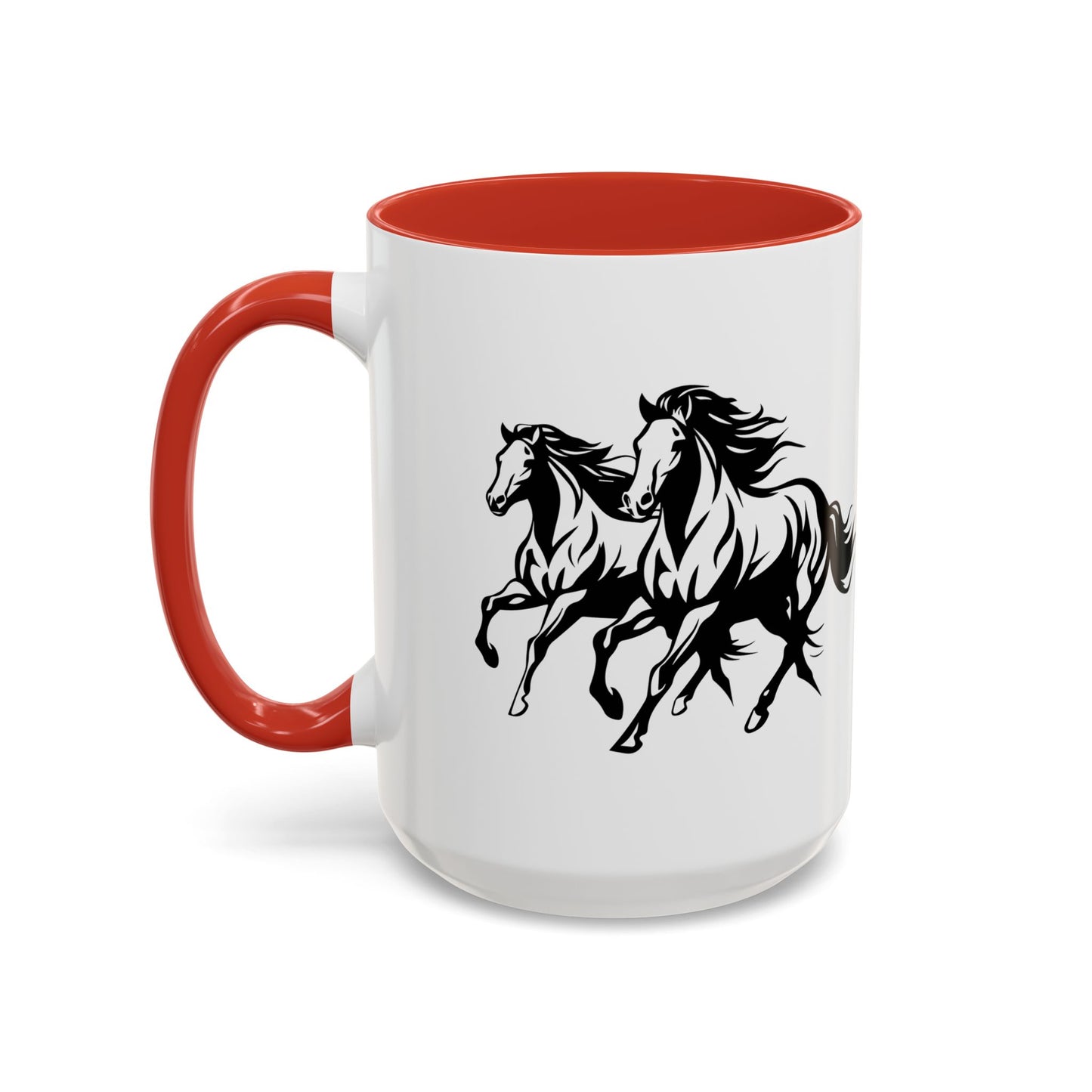 Horsin' Around 2-Tone Coffee Mug