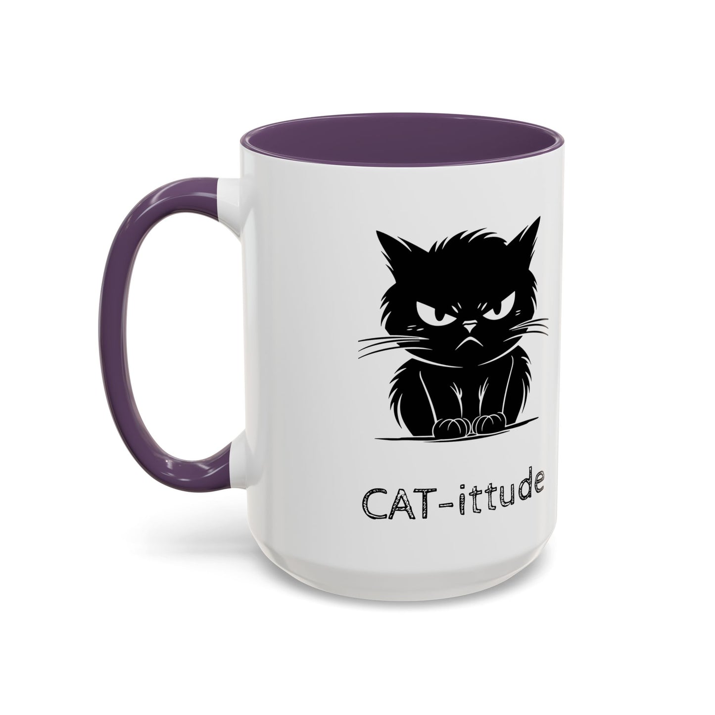 CAT-ittude 2-Tone Coffee Mug