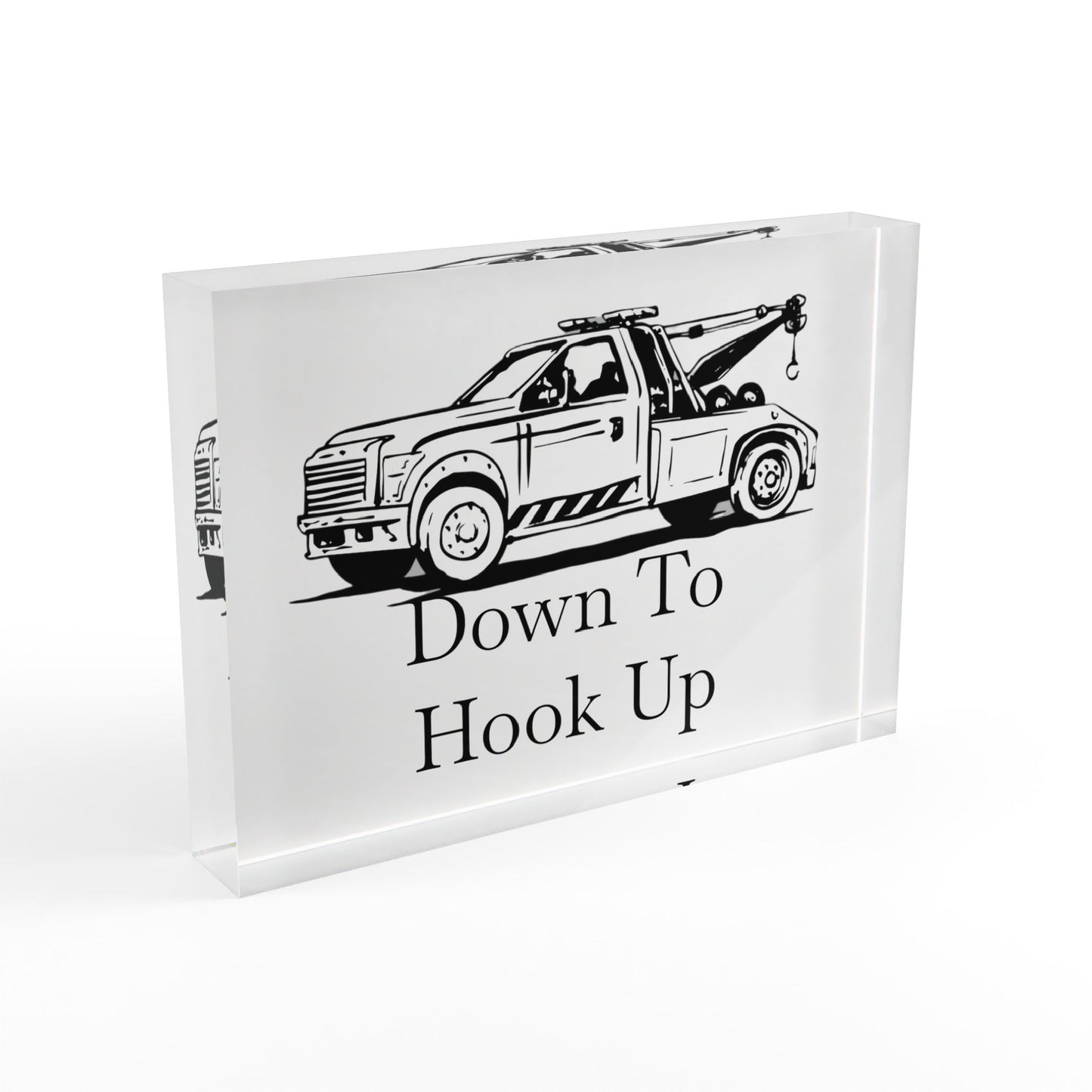 Down To Hook Up Acrylic Photo Block
