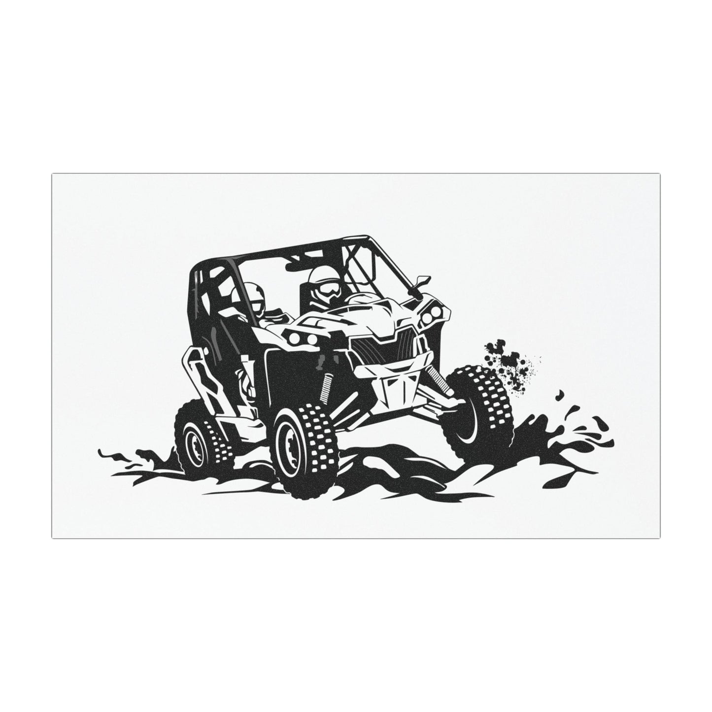 Slingin' Mud Side By Side Indoor/Outdoor Magnet