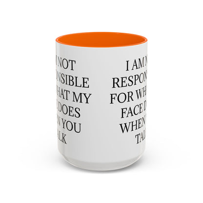 When You Talk 2-Tone Coffee Mug