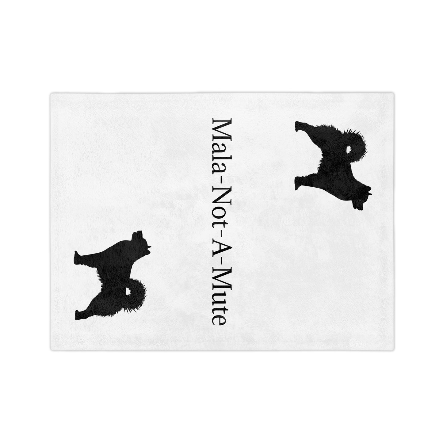Mala-Not-A-Mute Velveteen Microfiber Blanket