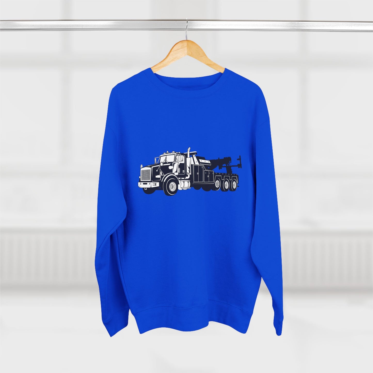 Heavy Tow Truck Unisex Crewneck Sweatshirt