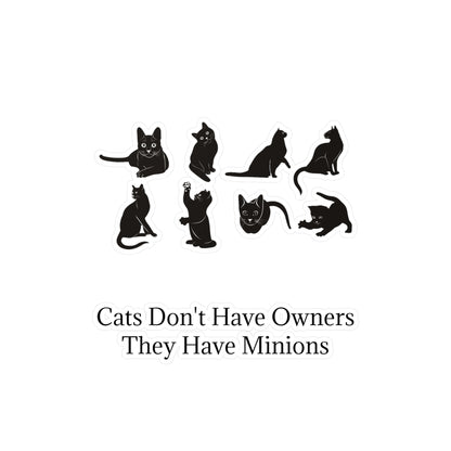 Cat Minions Vinyl Decal