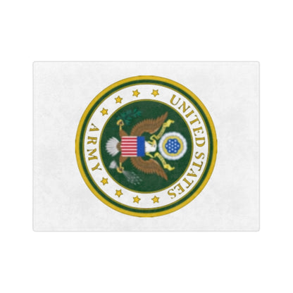 US Army Velveteen Microfiber Blanket